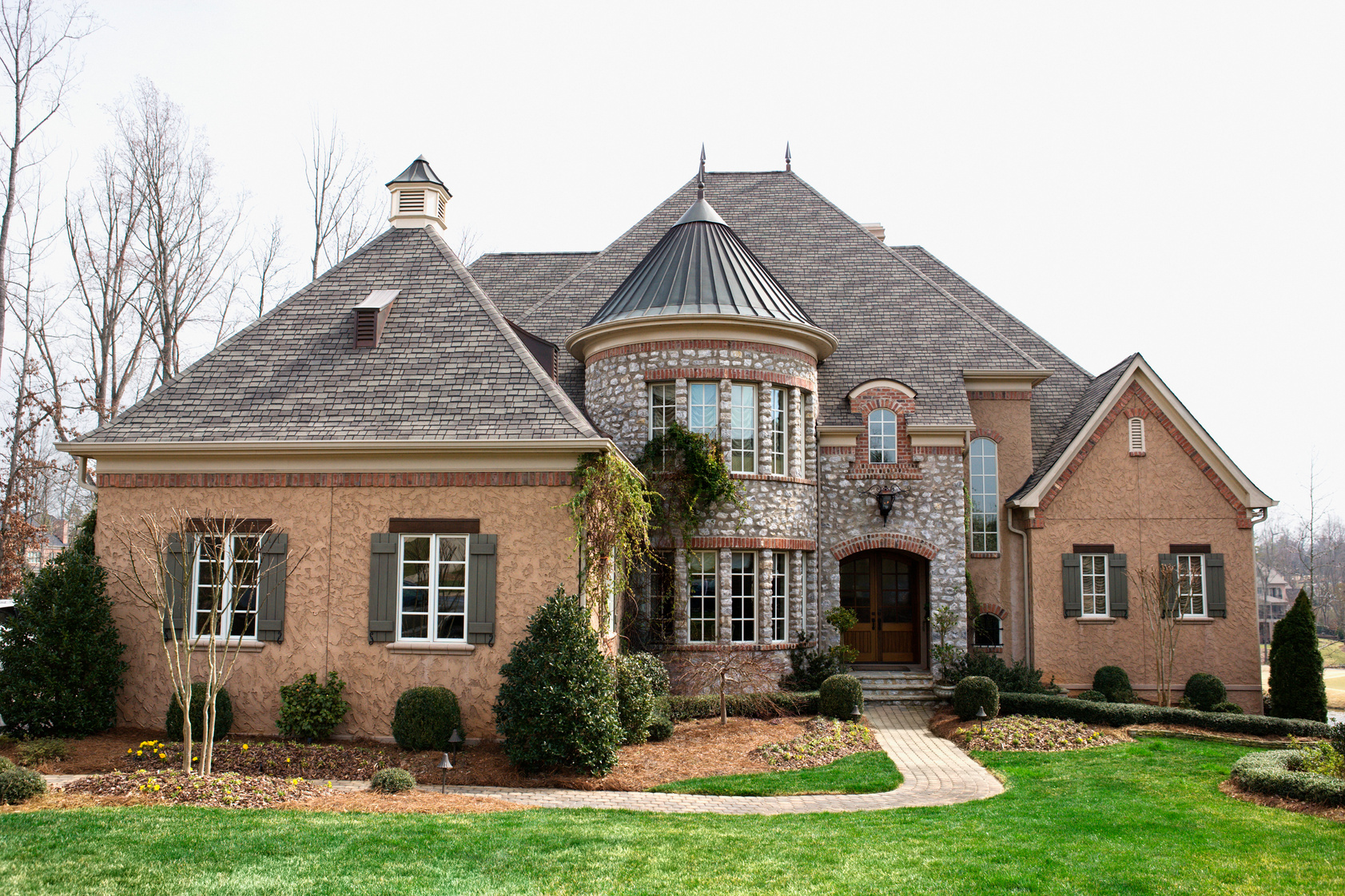 Exterior of luxury home